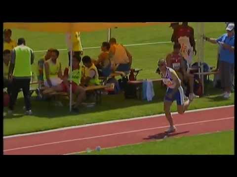 Athletics - Athanasios Barakas - men's triple jump T11 final - 2013 IPC
Athletics World C...