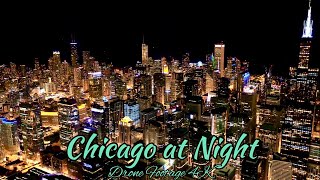 Chicago Night View 4k | Chicago Drone View