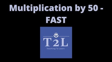 COOL TRICK FOR UIL NUMBER SENSE:  Multiplication by 50 real fast in your head