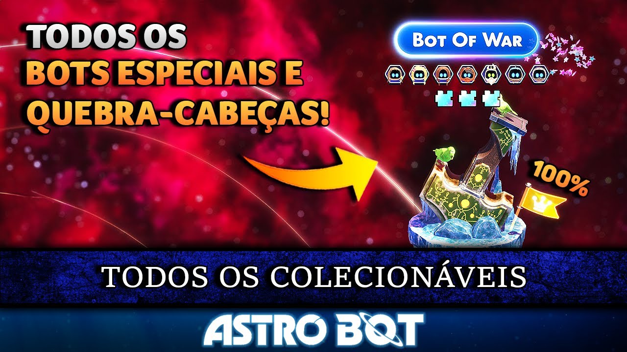 Bot of War (100%) – TODOS os Colecionáveis | Astro Bot