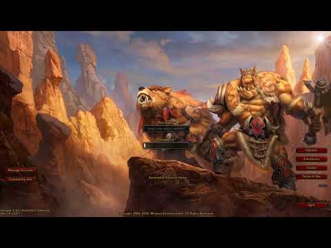 WoW Login screen - Warcraft 3 Reforged, Rexxar Campaign