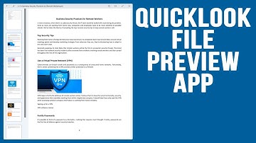 Use QuickLook to Show Previews of Your Files Without Opening Them