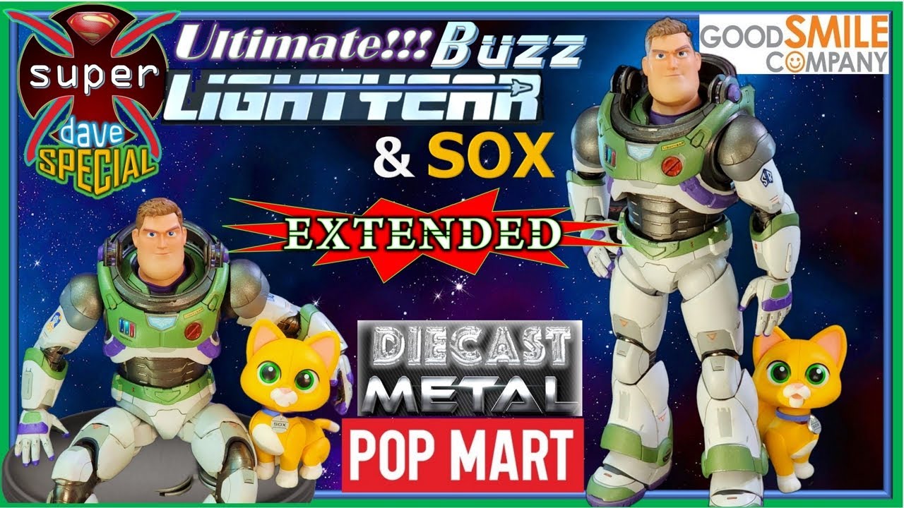 Pop Mart Buzz Lightyear Diecast Metal with Sox By Good Smile