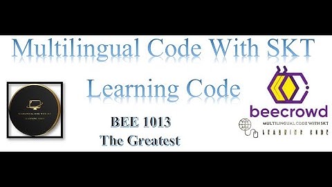 BEE 1013 || Beecrowed || Problem solve in CPP Bangla Tutorial