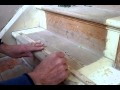 Tightening squeaky stair treads risers