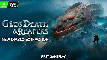 GODS DEATH & REAPERS First Alpha Gameplay | FREE Extraction Action RPG like Diablo coming in 2026