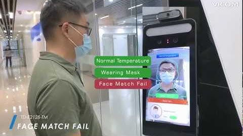 FACE + MASK TEMPERATURE SCREENING ACCESS CONTROL- TIME ATTENDANCE READER WITH VIDEO RECORDING DEVIEC