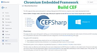 How to Use & rebuild CEF 2022 (Chromium Embedded Framework) guide for Windows
