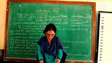 Std-9/Unit-4/Call of The Hills part-2