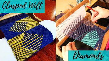 Clasped Weft Diamonds Tutorial