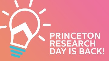 Princeton Research Day is back!