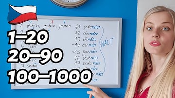💯 Count in Czech from 1 to 1000 | Part 1: Learn Numbers