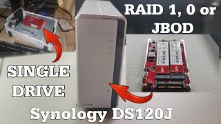 Synology DS120J Single Disk RAID? | JoeteckTips