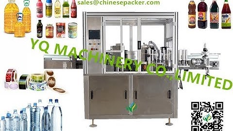 round containers hot melt glue labeling machine Roll-feed film Bopp label application system