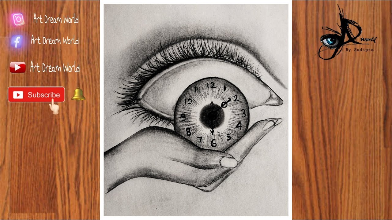 Be sincere about your time || How to draw meaningful pencil ...