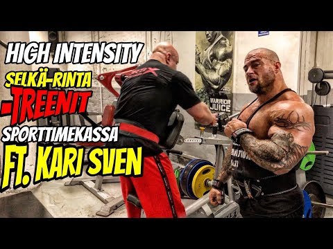 MIKA NYYSSÖLÄ - SELKÄ  JA RINTATREENIT SPORTTIMEKASSA (ft. KARI SVEN)