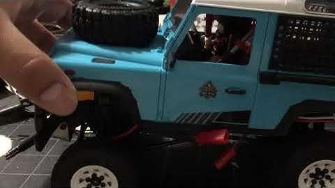 RC4WD 1/18 Gelande II D90 - Body swivel mount and mods