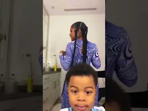 Lil Baby Son was NOT letting his mom Twerk on camera