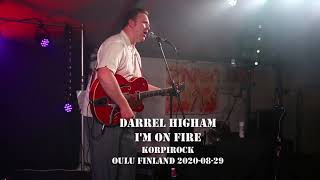 Video thumbnail of "Darrel Higham - I'm On Fire - Korpirock 2020, Oulu Finland"