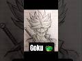 Goku Drawing. #shorts