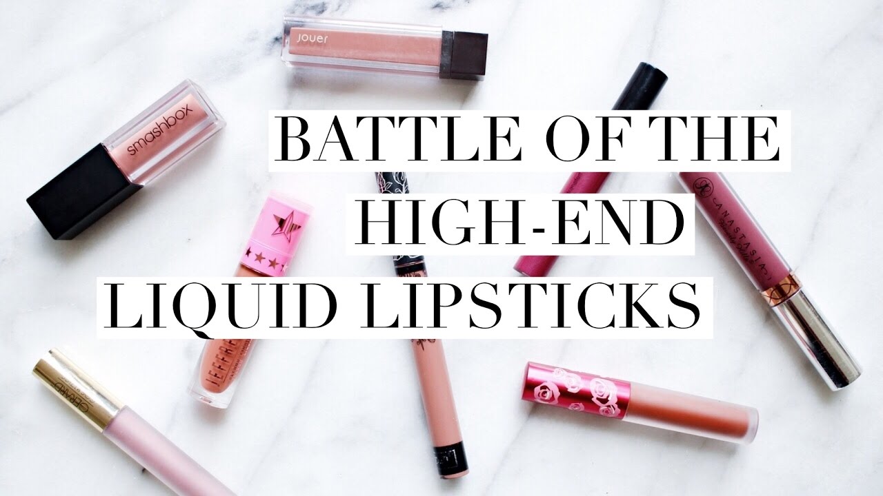 Battle Of The Liquid Lipsticks HighEnd Edition YouTube