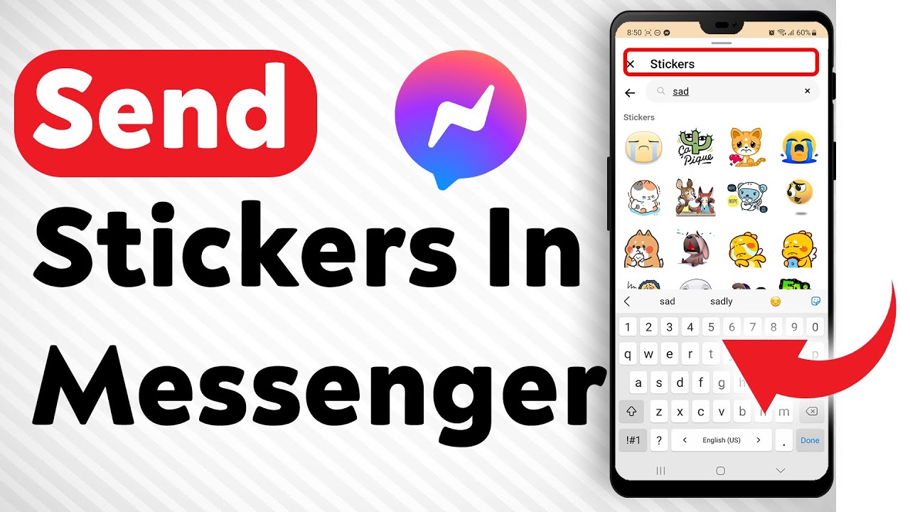 How to send stickers in messenger full guide youtube