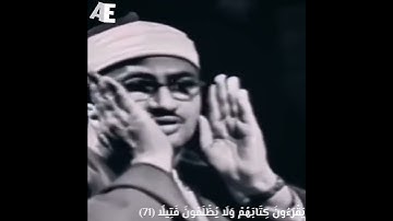 إحدى تجليات   القارئ الباكي 🗣️😭   الشيخ محمد صديق المنشاوي