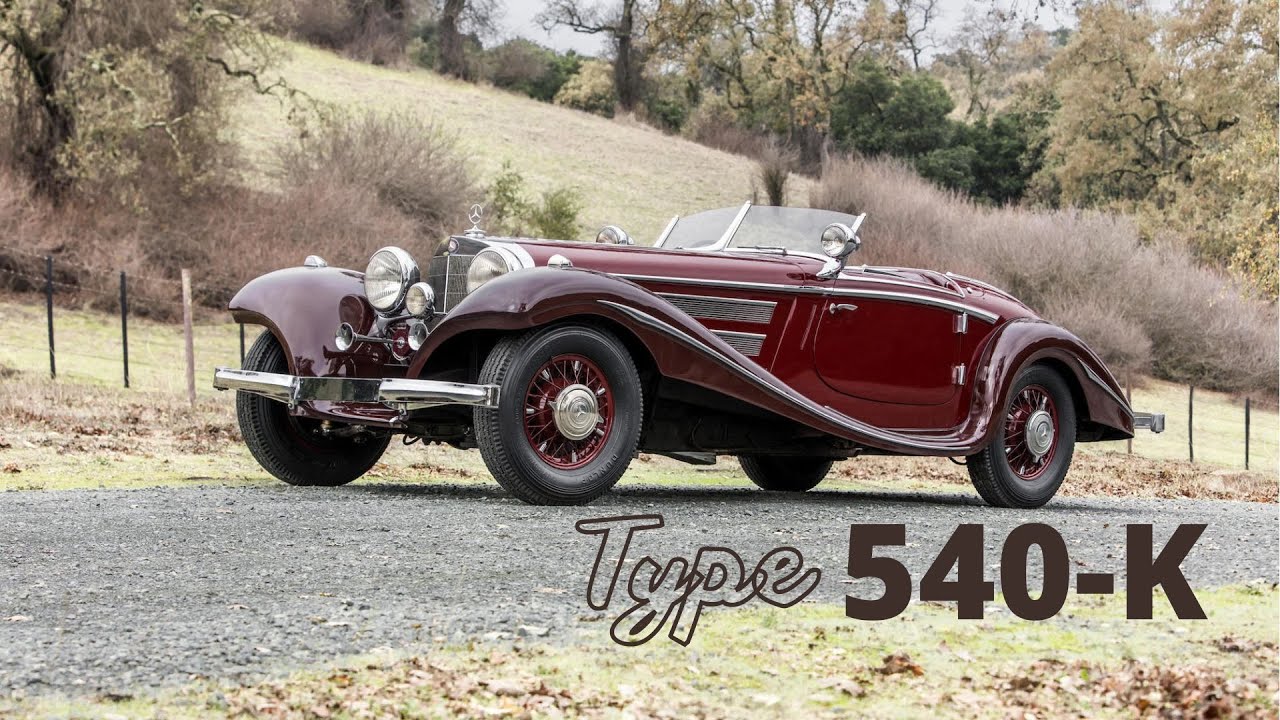 1937 Mercedes Benz 540 K Special Roadster - YouTube