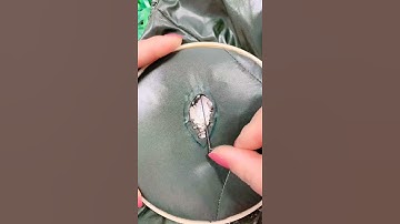 Learn to Fix Hole in Clothes Part 1687 #shorts