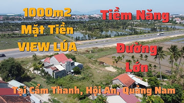 Bán Đất Hội An Mặt Tiền và View Lúa, DT 1000m2, đường Võ Chí Công lớn, tiềm năng | Đất Quảng Nam.