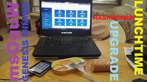 Lunchtime Genesis Mining Upgrade