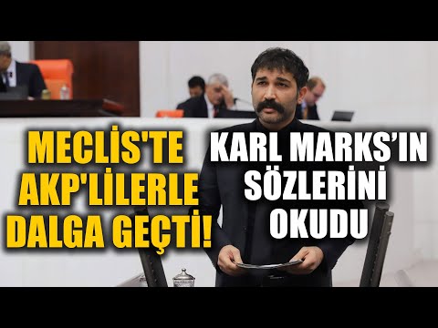 Barış Atay Meclis'te AKP'lilerle dalga geçti!