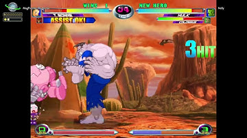 MvC2: NellyDB - Hulk GB to Infinite to Double Gamma Crush Glitch 88% Combo .:9.24.25:.