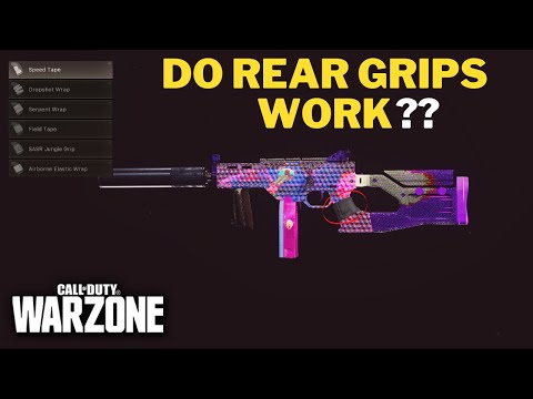 Do the Rear Grips FINALLY Work in Warzone? ? | BEST SMG Builds