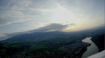 First DJI Lightbridge 1 FPV flight on MTD RC plane - 7k distance