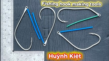 Super beautiful snakehead fish hook making tool - Khuôn bẻ lưỡi câu Huỳnh Kiệt ĐT 0919111169