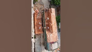 Bricks Unloading Red bricks How to unload from lorry #shorts video
