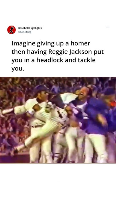Reggie Jackson Put Him In A Headlock - YouTube