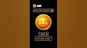 7 July Hamster Kombat Cipher Code | Get Hamster Coins