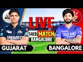 Live: RCB vs GT, IPL 2025 Live Score | Live Cricket Match Today | Bengaluru vs Gujarat | RCB Batting