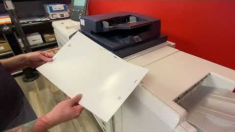 Xerox Versant 180 11x17 Tray Alignment Set Up