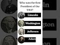 USA first President ? #usa #president #gk #quiz #knowledge