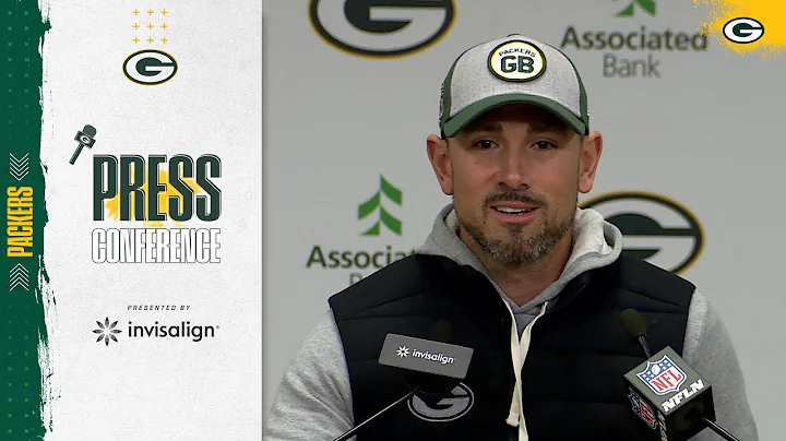 Matt LaFleur on extending Elgton Jenkins: 'He's been awesome since he's been in the building'