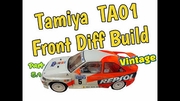 Tamiya TA01 Upgraded Front Gear Diff Build | Step-by-Step Close-Up (Part 5.1)