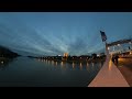 2024 első napnyugtája és a város hangja a Belvárosi Hídról - Szeged (time-lapse)