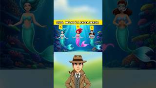 Qual Delas é a Falsa Sereia? #quiz #enigmas #detetive #sereia #ocean