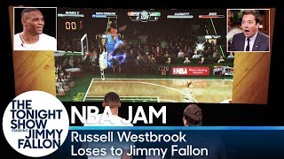 Russell Westbrook Loses to Jimmy Fallon at 'NBA Jam' screenshot 5