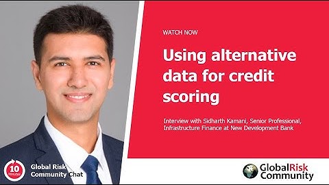 GRC Chat #11 - Using alternative data for credit scoring with Sidharth Kamani