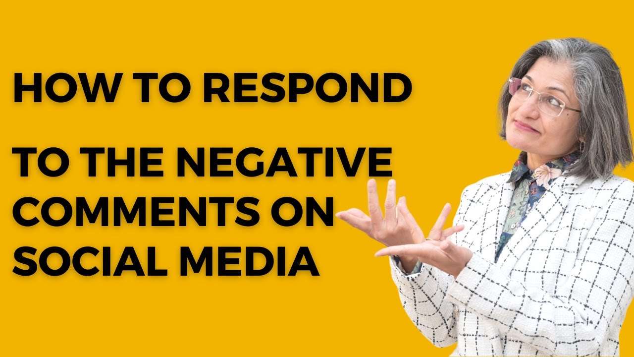 How to Respond to The Negative Comments on Social Media as ...