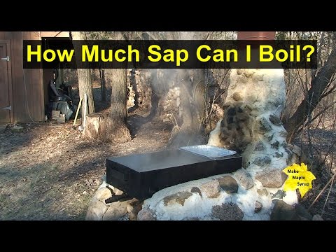 Maple Pans - Size Matters When Boiling Maple Sap & Making Maple Syrup!